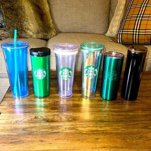 6Count Starbucks Coffee Co. Lot (Assorted Tumblers/Cups)